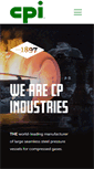 Mobile Screenshot of cp-industries.com